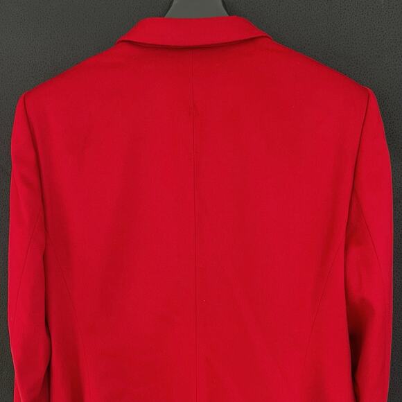 Escada Margarita Ley women’s double breasted crest cashmere blazer jacket - Picture 6 of 16